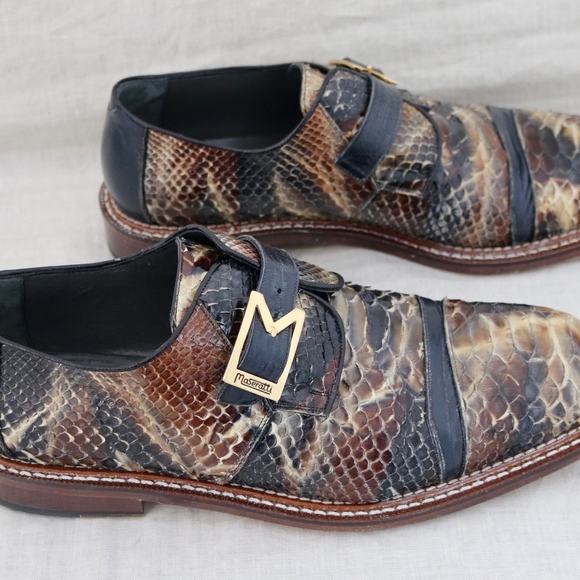 MASERATTI Python snake mens shoes size 11 Spain - Picture 3 of 8